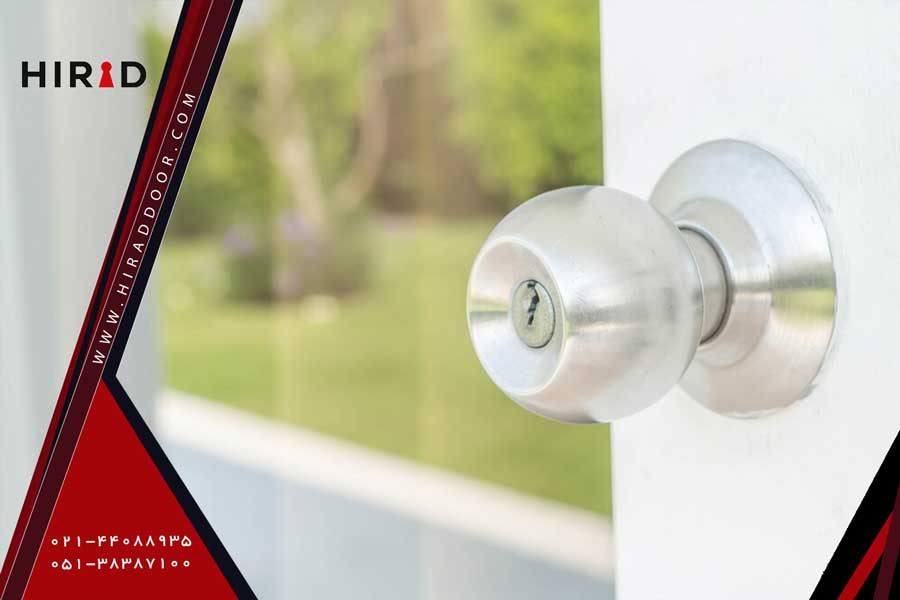 دستگیره درب توپی استیل